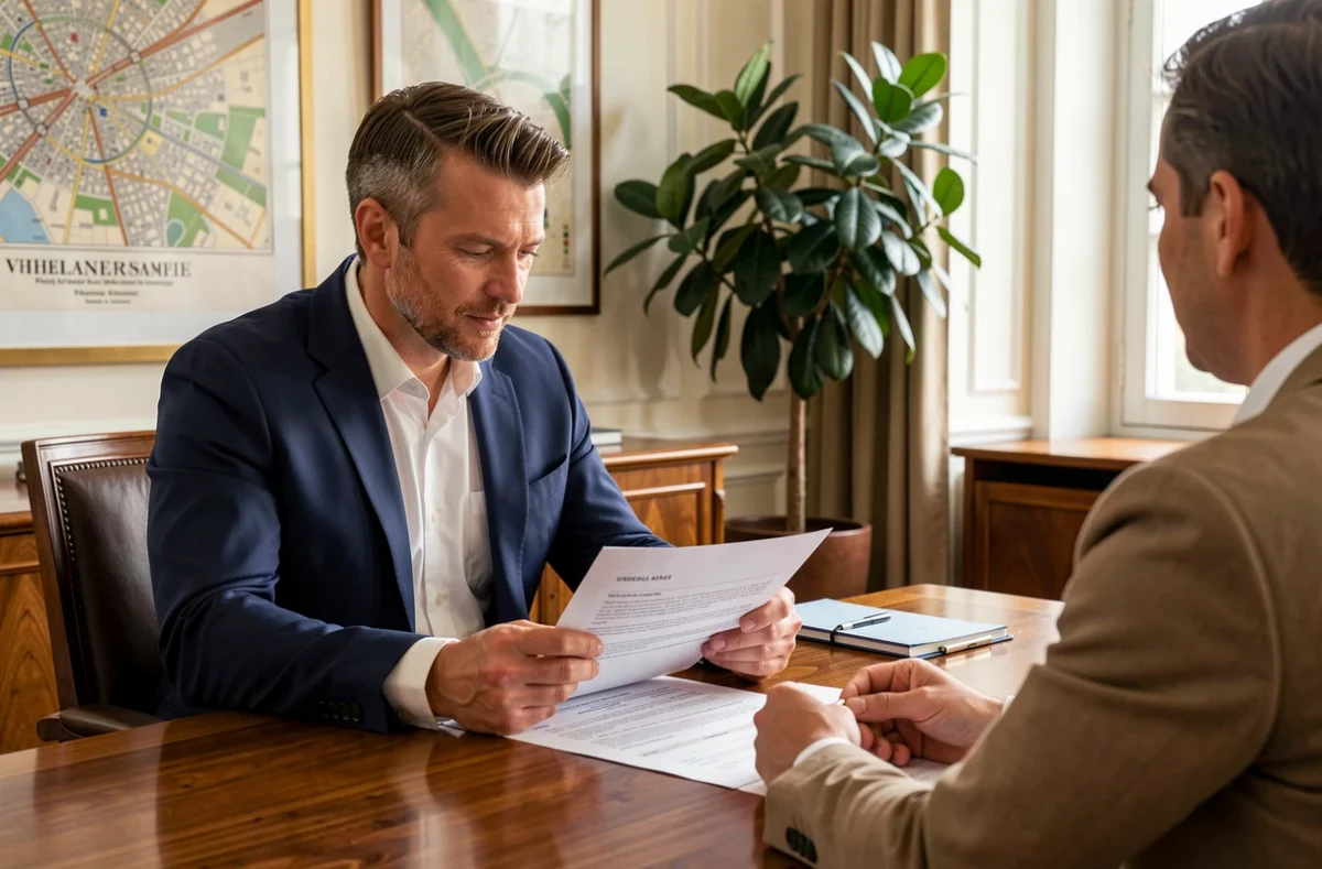 Un recruteur de Manpower Versailles en entretien avec un candidat dans un bureau professionnel